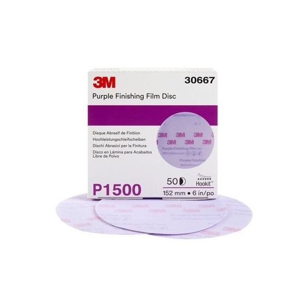 PURPLE DISC 6" P1500 HOOKIT 50/BX